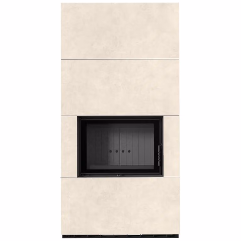 KRATKI FLOKI BOX 8 kW Ø 160 sinterizzazione al quarzo FOKOS TALCO rivestimento nero