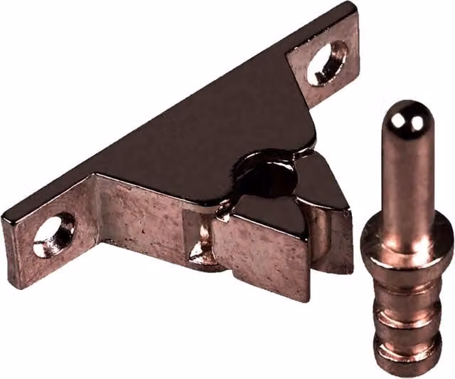 Fermaporta a Pinza Bronzato 50 Pezzi