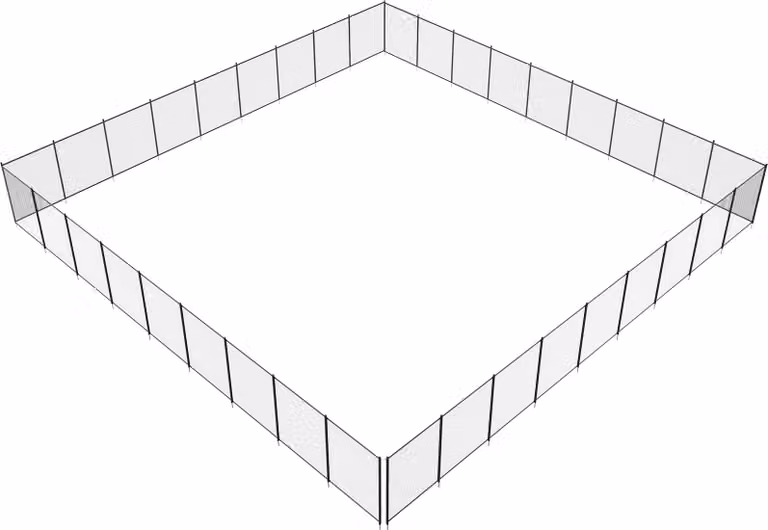 Recinzione per piscina SucceBuy, 4 x 108 piedi, recinzione di sicurezza rimovibile per piscine interrate, facile da montare, rete in PVC Teslin da 340 g per proteggere i bambini e gli animali domestici