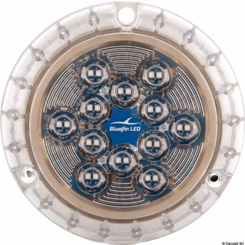 Lampada subacquea a LED PIRANHA P24 blu Osculati 13.350.41