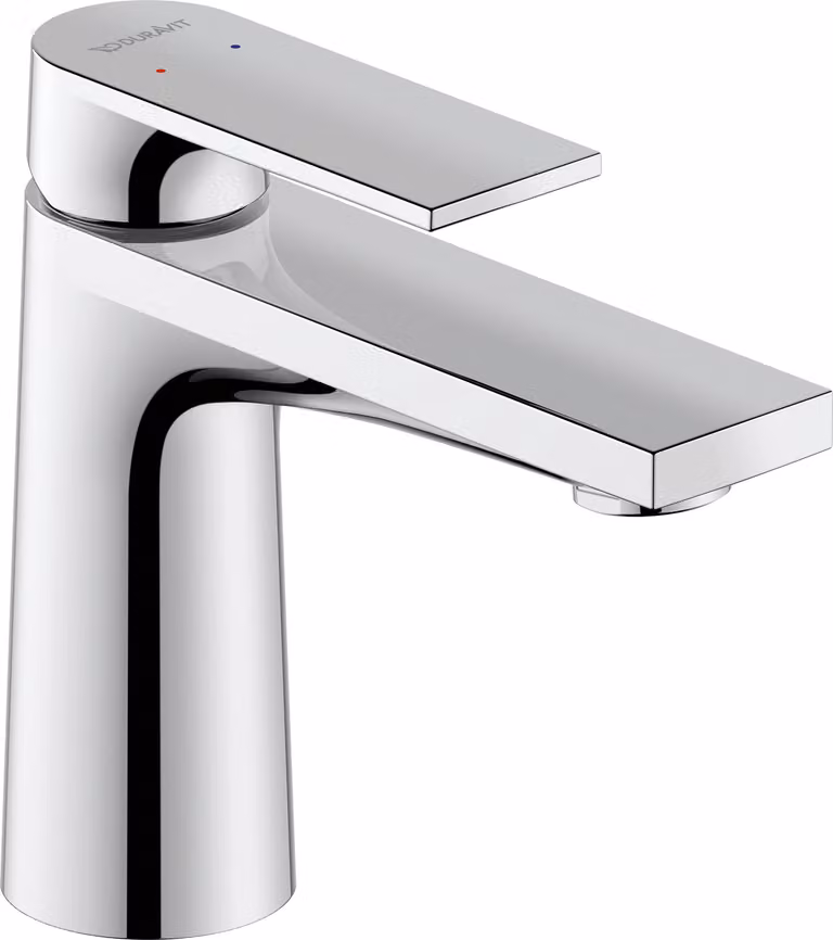 Duravit Tulum mitigeur de lavabo S, sans garniture de vidage, saillie 110mm, TU1010002010, TU1010002010