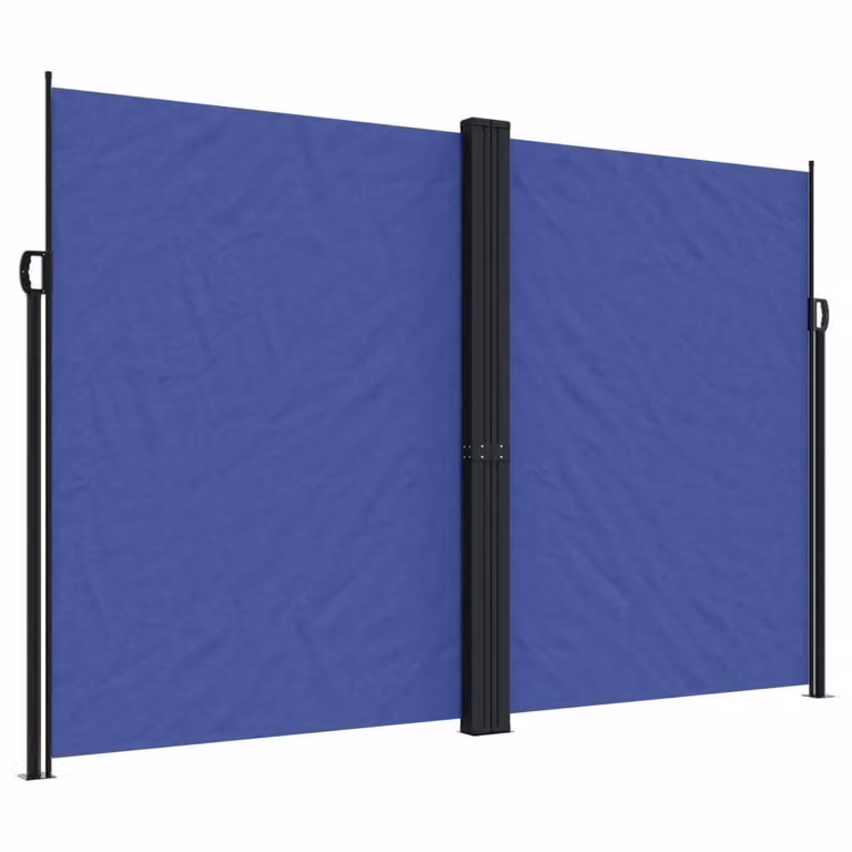 Tenda da Sole Laterale Retrattile Blu 220x1000 cm