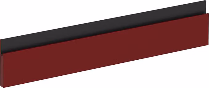 Frontale cucina Vicco R-Line Rosso 59.6 x 11.2 cm frontale del mobile per mobile da incasso forno, Model 39496