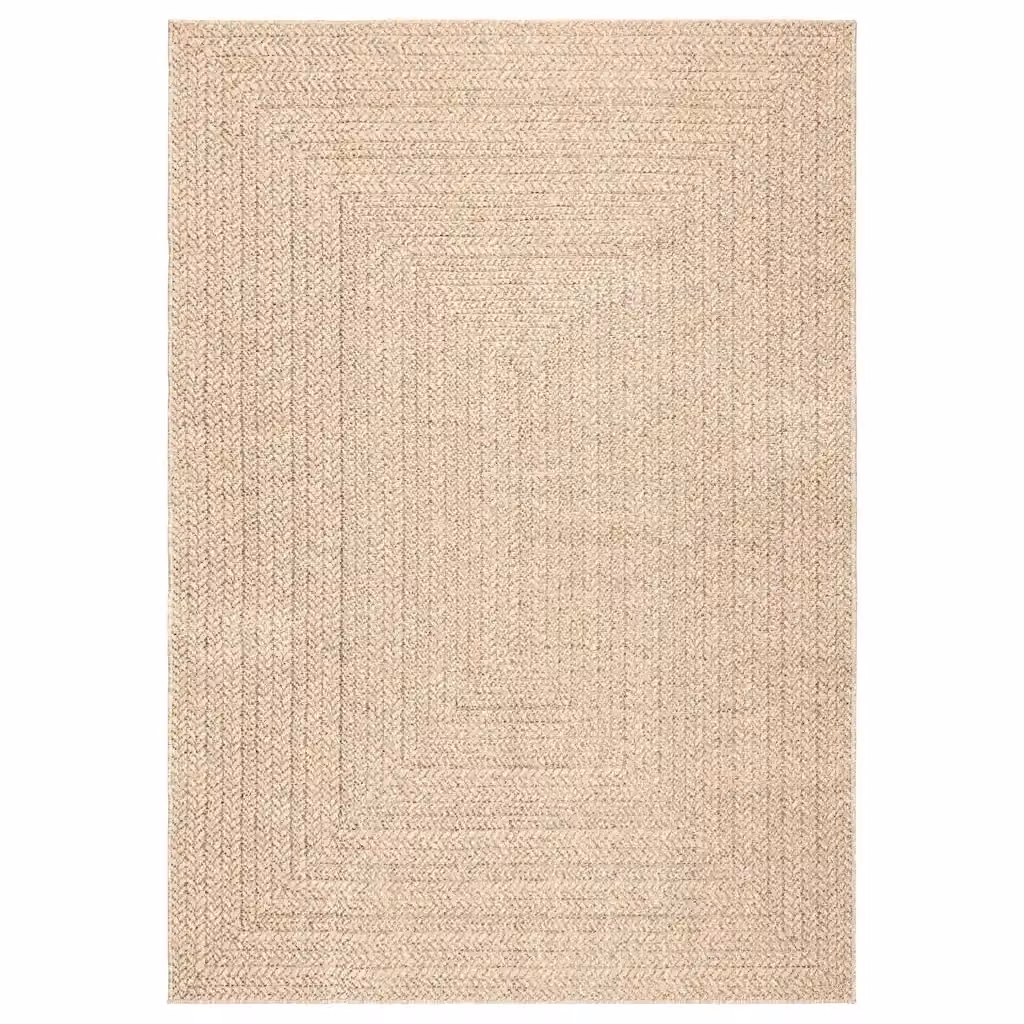 Tappeto VIDAXL ZIZUR Beige con aspetto iuta per interni ed esterni L: 290 cm, P: 200 cm – 2