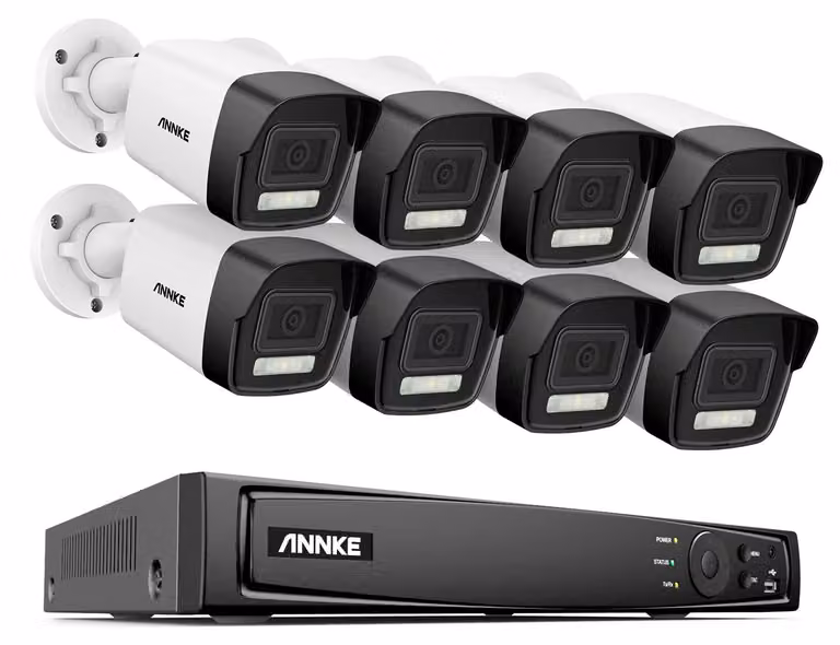 Kit di videosorveglianza 4K a 8 canali - Set di telecamere - Sistema NVR - Sistema di sicurezza CCTV - Set di telecamere IP