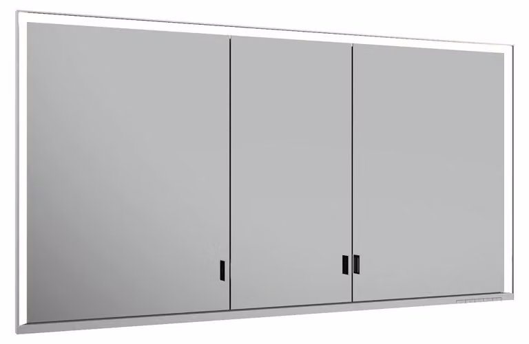KEUCO Royal Lumos Armoire de toilette encastrable 3 portes, porte longue, 1400mm, 14316172301, 14316172301
