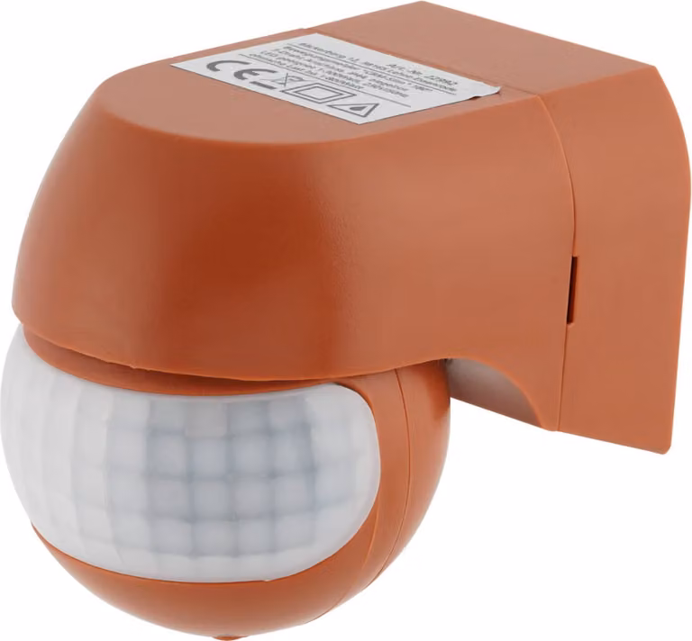 Mini rivelatore di movimento IR a struttura IP44 - adatto ai LED