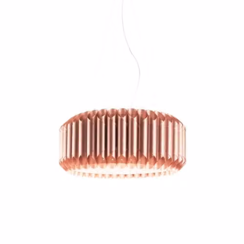 Lampadario Moderno Polilux ® Rame E Metallo Cromo 3 Luci E27