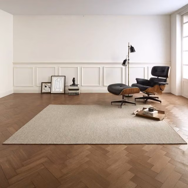 Tappeto Lasapa Beige in Lana e Poliestere L: 230 cm, P: 160 cm – 1