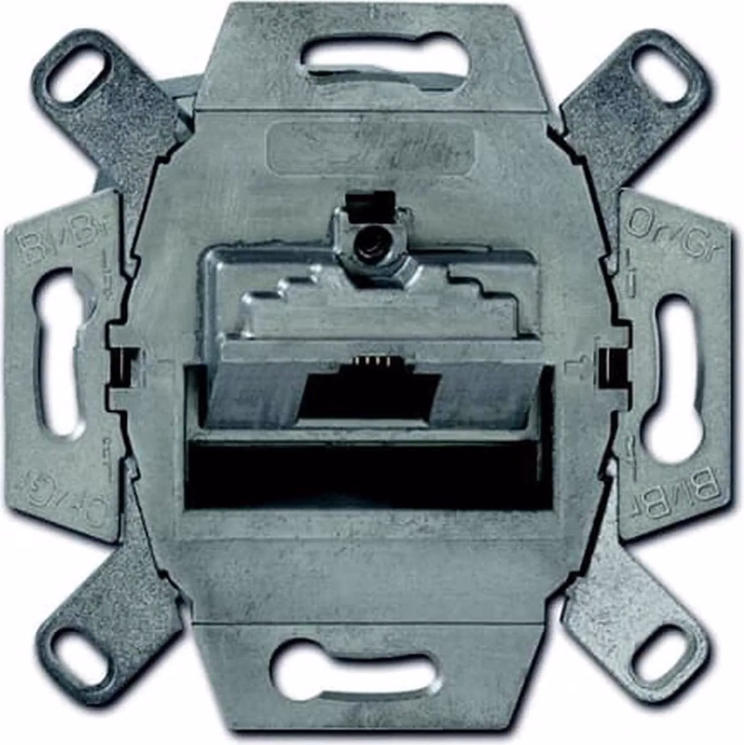 Busch-Jaeger UAE-Eins., Cat. 6A iso, 1x8, 0218/11-101, 1 pz.