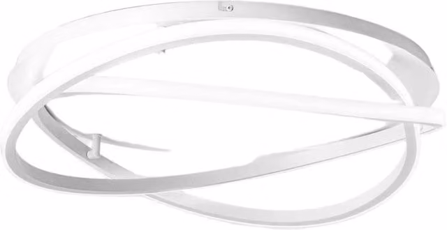 Lampada a Soffitto ATIA P/M Bianco in Alluminio LED 50W 2800lm 3000K Dimmerabile Taglio di Fase e Push - Gealuce