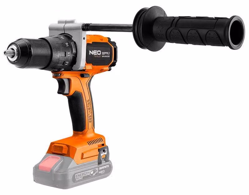 Trapano avvitatore a percussione – A batteria – 100 Nm – Senza batteria – Motore brushless