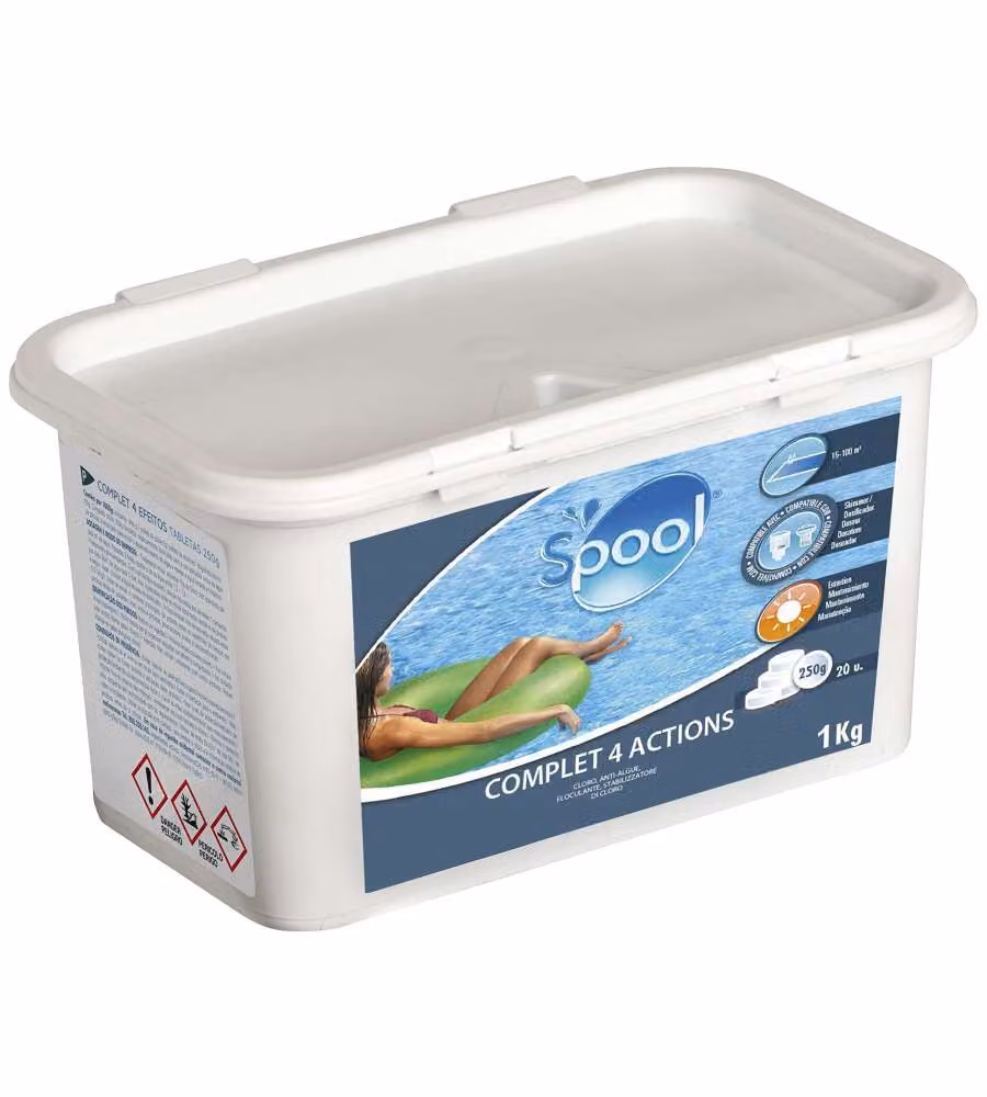 Gre Trattamento Piscina 4 Effetti - 1 Kg