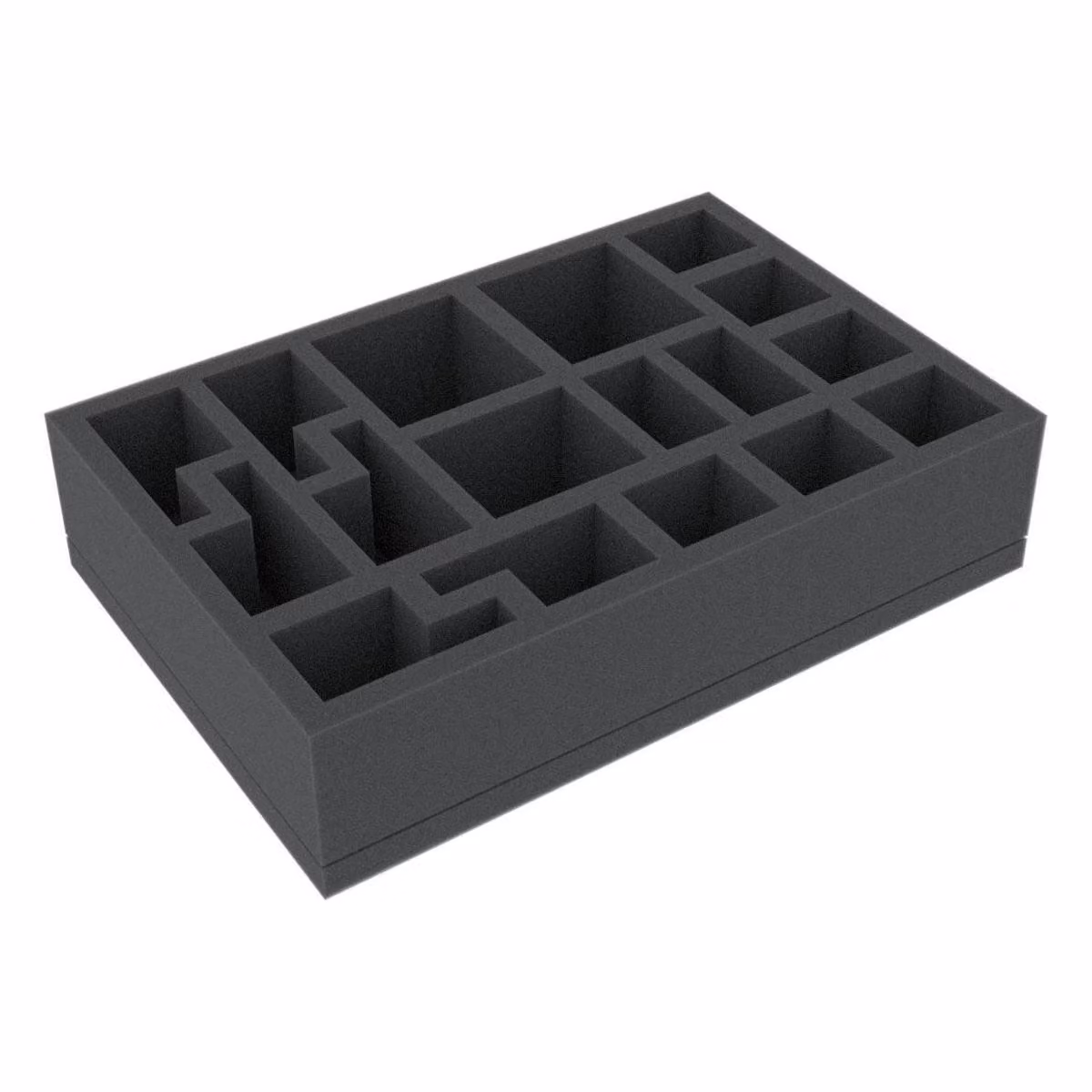 Inserto in schiuma 218 x 147,5 x 50 mm – 17 scomparti per giochi da tavolo
