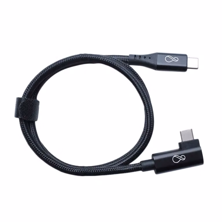 BACHMANN Ochno Cavo USB-C angolato 0,7 m nero