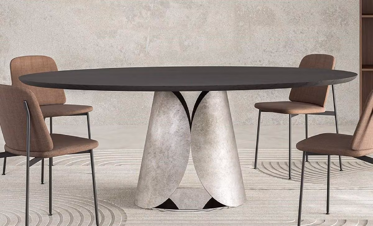 Casa Padrino tavolo da pranzo nero / argento 200 cm - Italy