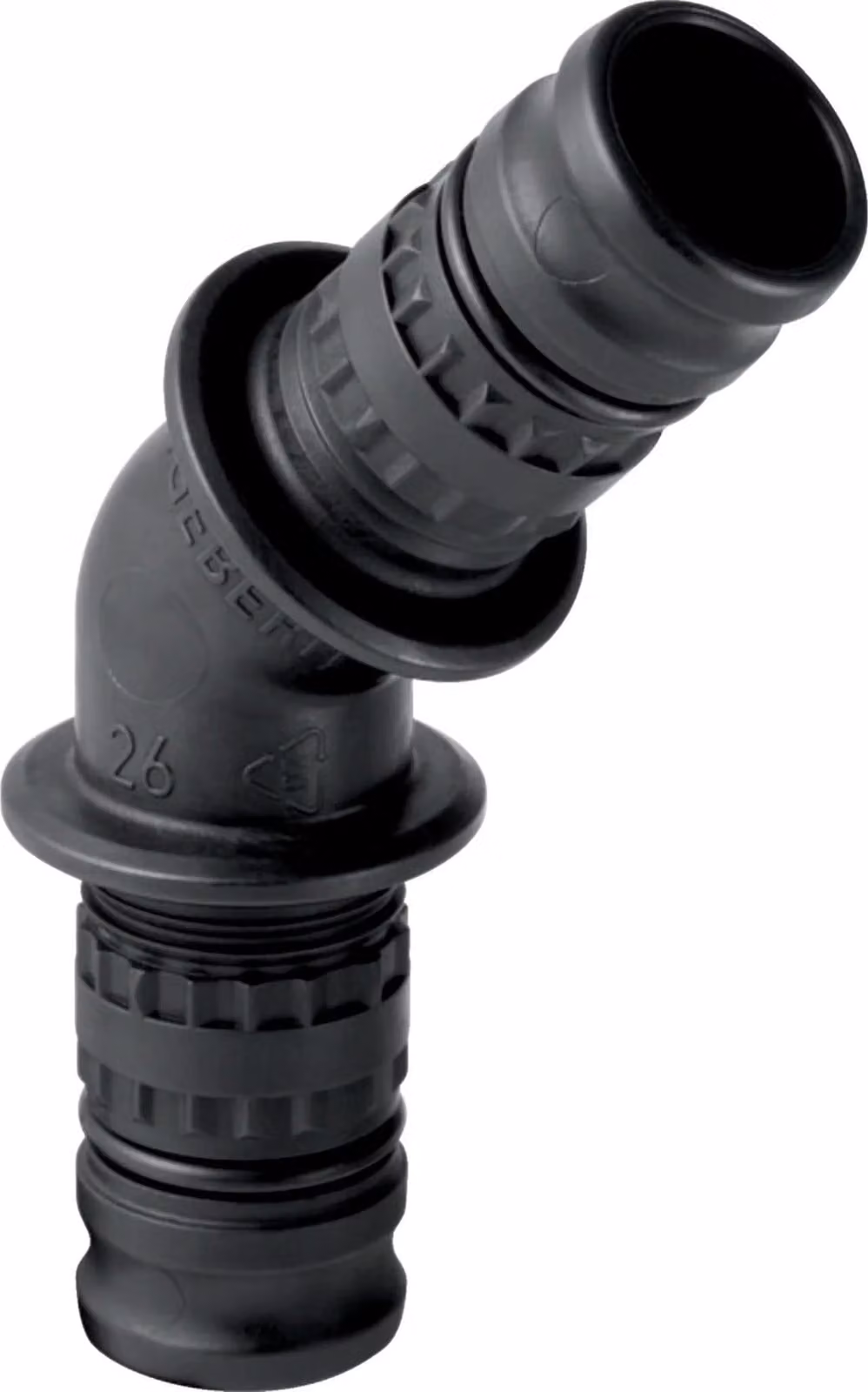 Geberit GE Mepla angolare, PVDF, 45 gradi, d 26 mm, 1 pz.