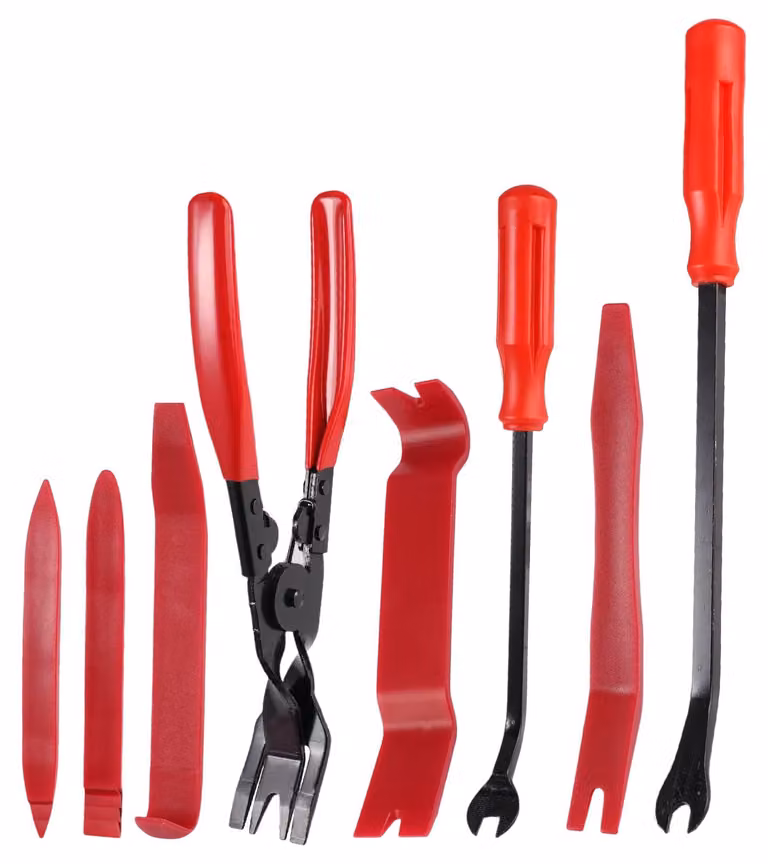 Set di 8 pinze per clip automobilistiche e strumento per la rimozione di fissaggi