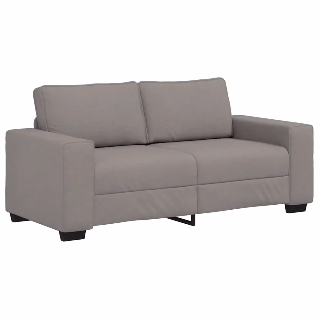 Divano Moderno VIDAXL in Tessuto Beige o Grigio con Cuscini, L: 180 cm, P: 77 cm, H: 82 cm – 2
