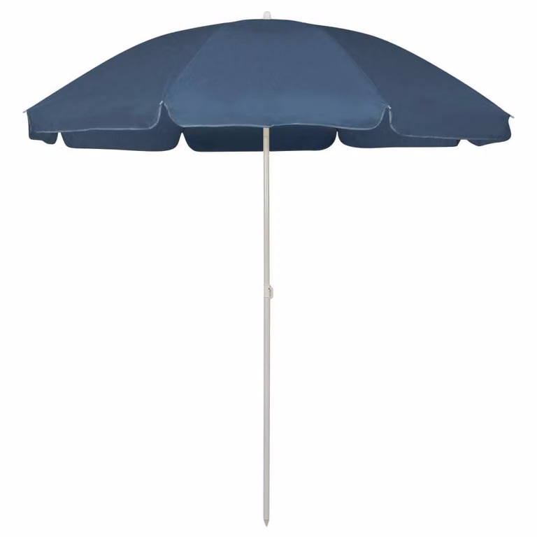 Maison Exclusive - Ombrellone da spiaggia blu 240 cm