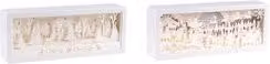 Scenario luce fissa (26x5,5x10cm) (2pz) PAPERCUT SILHOUETTE Bianco caldo e Blu IP20 71513