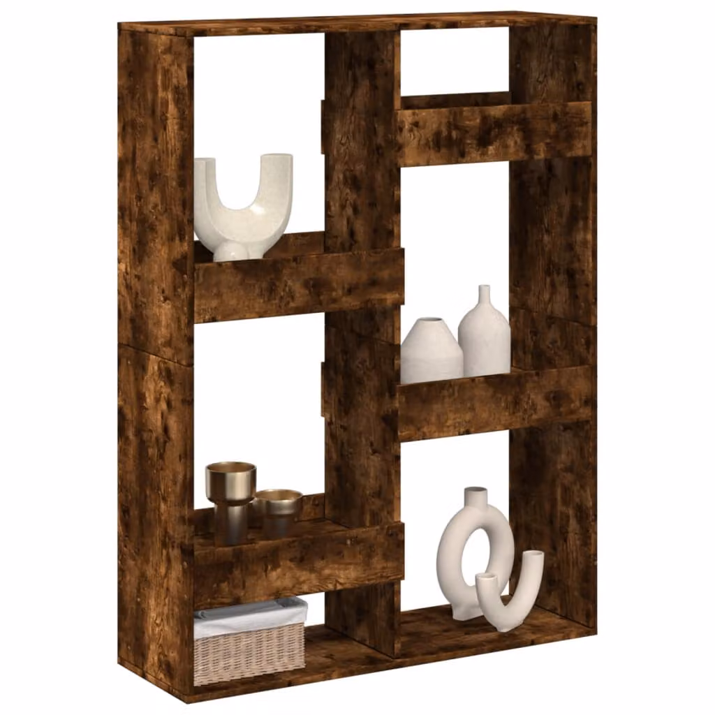 Divisorio vidaXL in Rovere Fumo, L/P/H: 100 x 33 x 135 cm