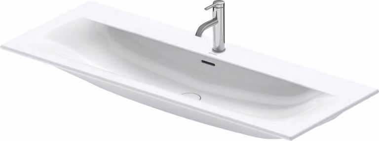 Duravit Viu meuble lavabo 234412, 1230 mm, avec trop-plein, avec banc à trou pour robinet, 1 trou pour robinet, 2344120000, 2344120000