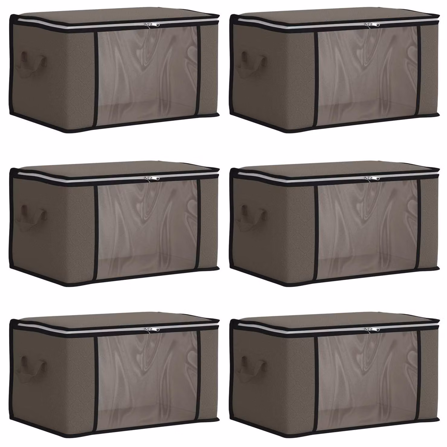 Scatola di stoccaggio con finestra laterale trasparente 6 pcs