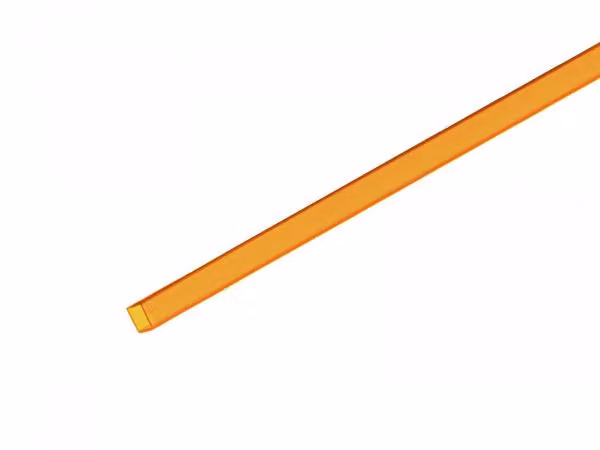 EUROLITE tubo vuoto 10x10mm arancione 2m