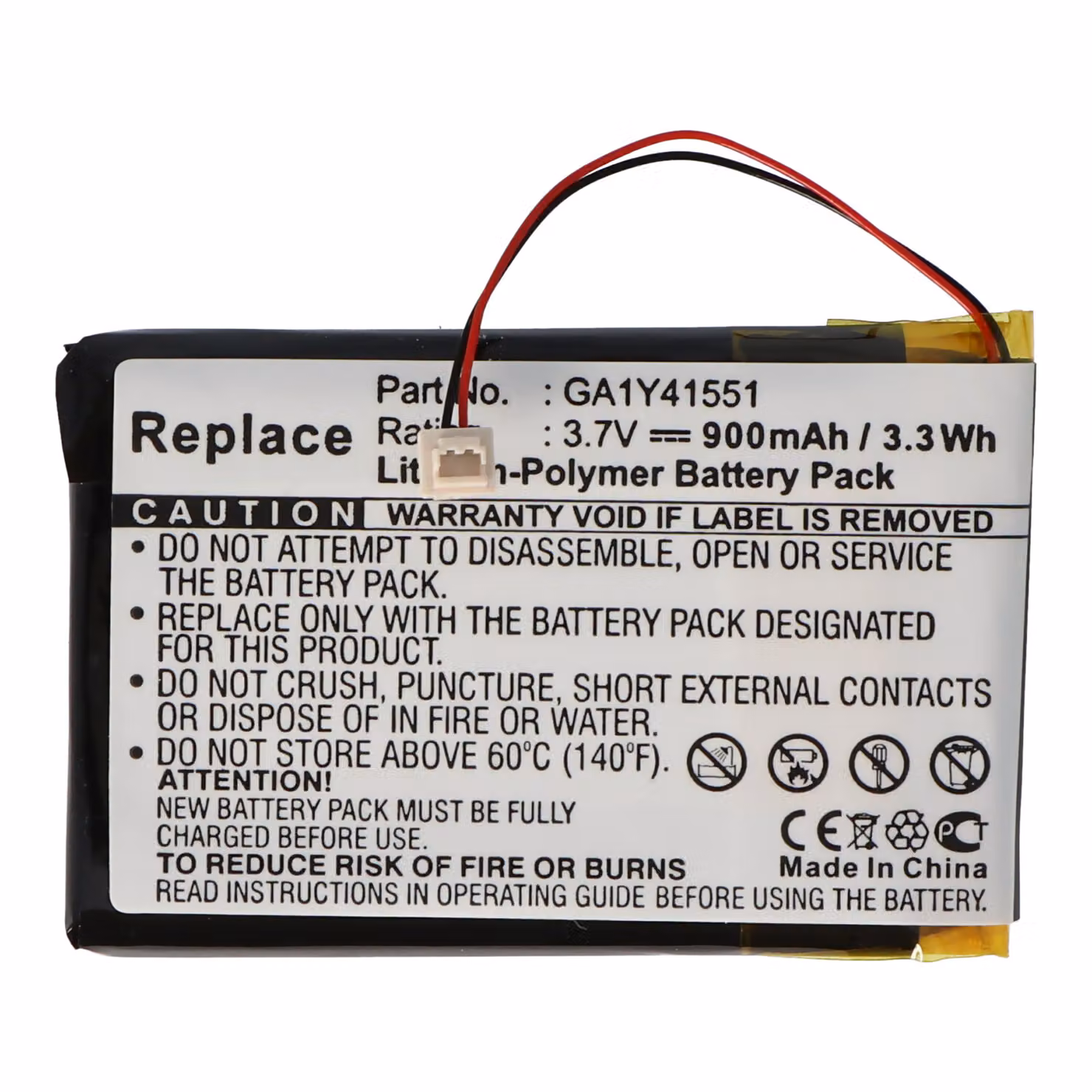 Batteria adatta per Palm Tungsten E2, GA1Y41551