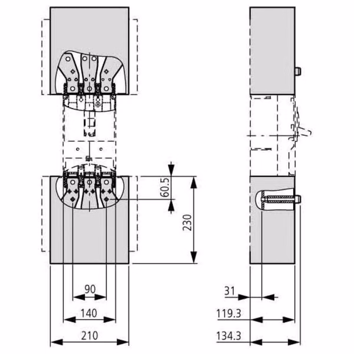 Eaton Electric GmbH Coperchio 3 pin