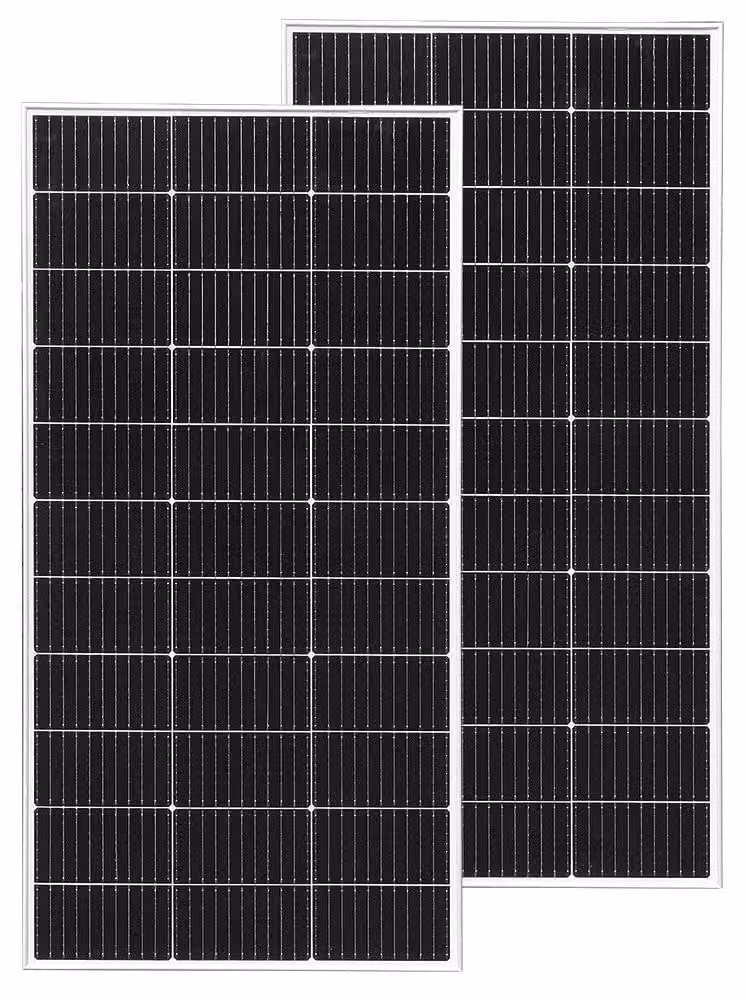 Pannello solare - Pannelli solari - Energia solare - Modulo fotovoltaico da 18V - Pannelli in vetro ad alta efficienza - 120W - 2 pezzi