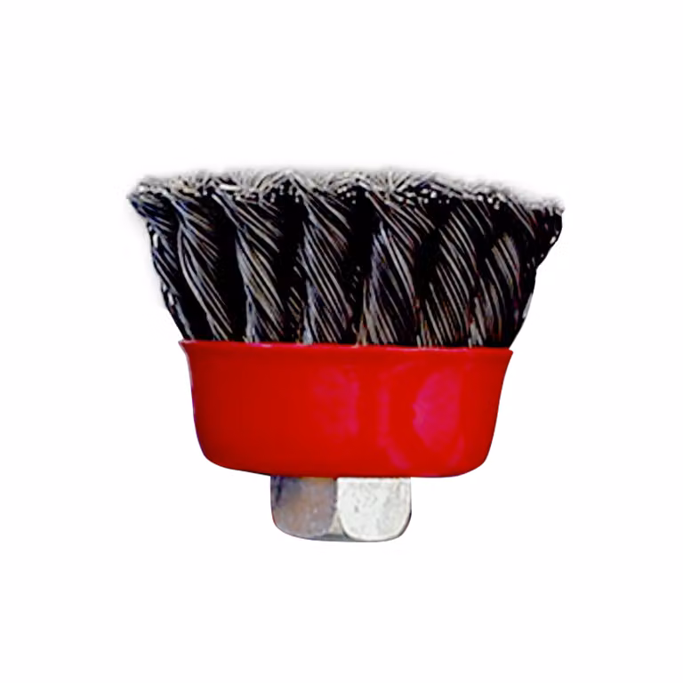 24 spazzole a tazza, spazzole metalliche da 125 mm, spazzole a setole rigide, spazzole coniche per smerigliatrici angolari