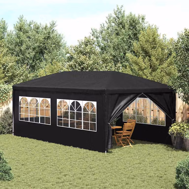 vidaXL Tenda per Feste Antracite L: 600 cm, P: 300 cm, H: 255 cm