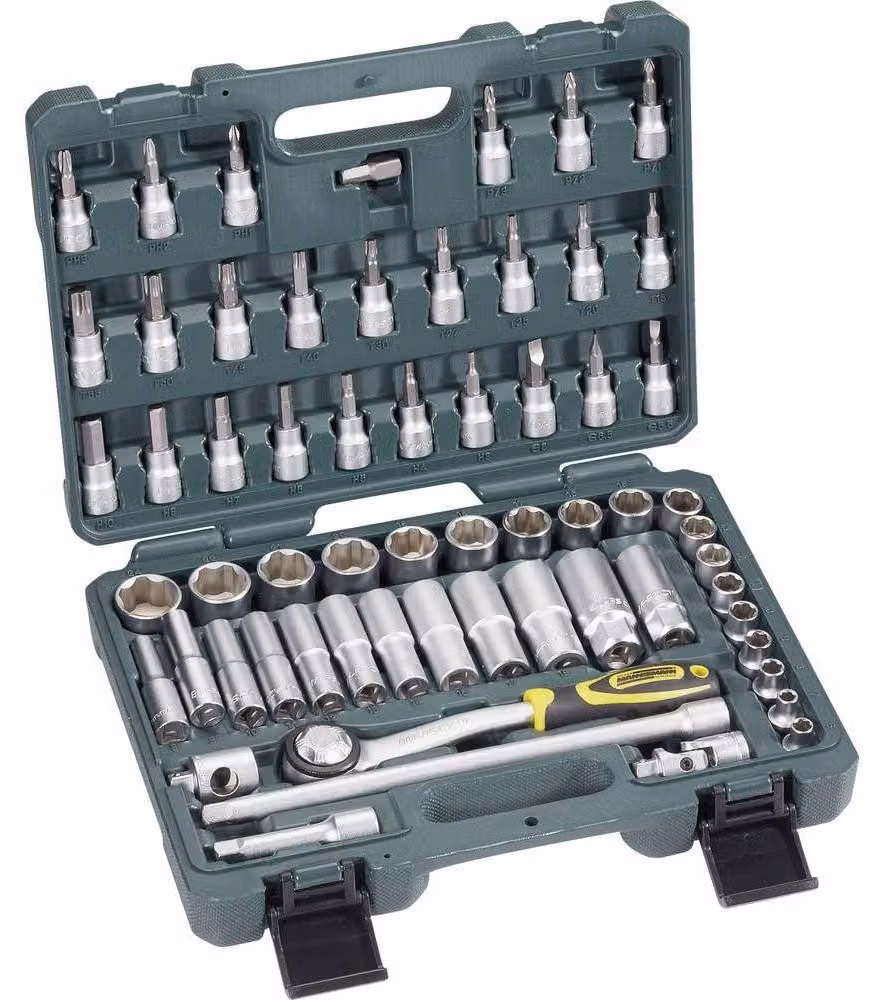 Set di chiavi a bussola Brüder Mannesmann 10 mm (3/8") 61 pz