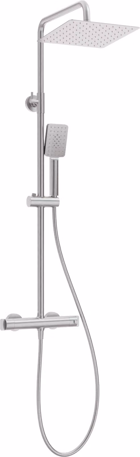 Rain shower with thermostatic shower mixer