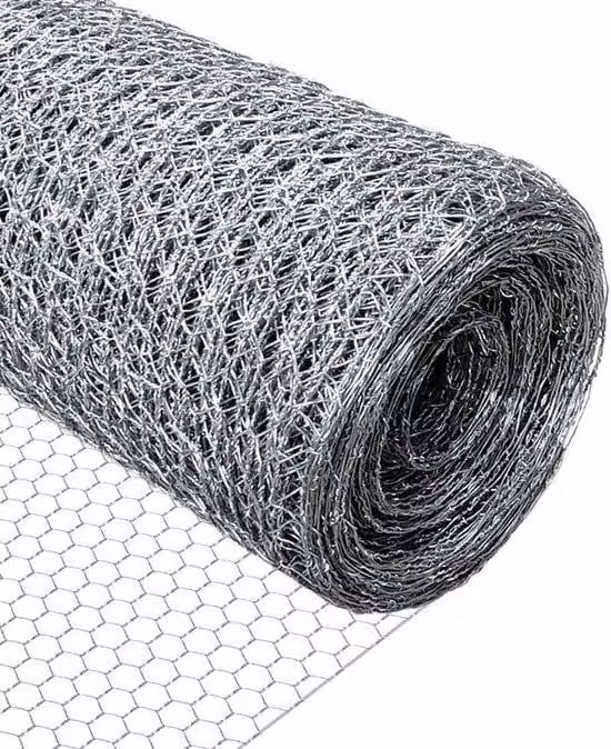 Rete metallica zincata 25 m - Maglia 25 mm - Esagonale - Recinzione per pollaio in giardino - Resistente alle intemperie