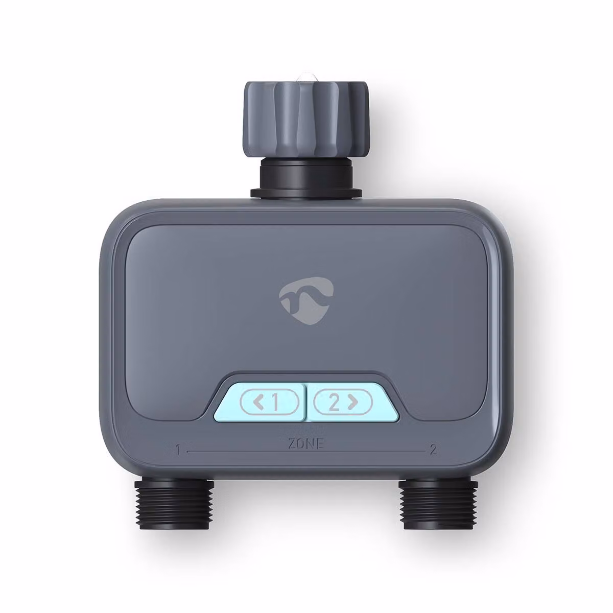Nedis SmartLife Controllo intelligente dell'acqua - Bluetooth - Funzionamento a batteria - IP54 - Pressione massima dell'acqua: 8 bar - Android e iOS. Pressione dell'acqua: 8 bar - Android / IOS