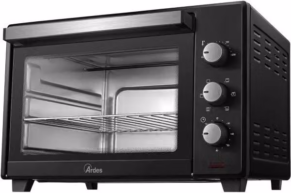 Fornetto ventilato Ardes AR6238B da 38 litri nero con timer e potenza 1600W