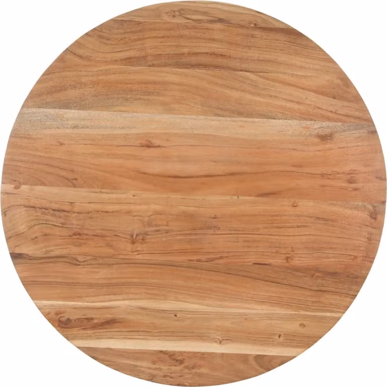 Tavolo da Pranzo 80 cm in Legno Massello di Acacia