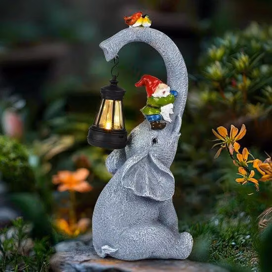 Lampada da giardino a LED per balconi e giardini - Lampada solare a LED resistente alle intemperie, ideale come elemento decorativo