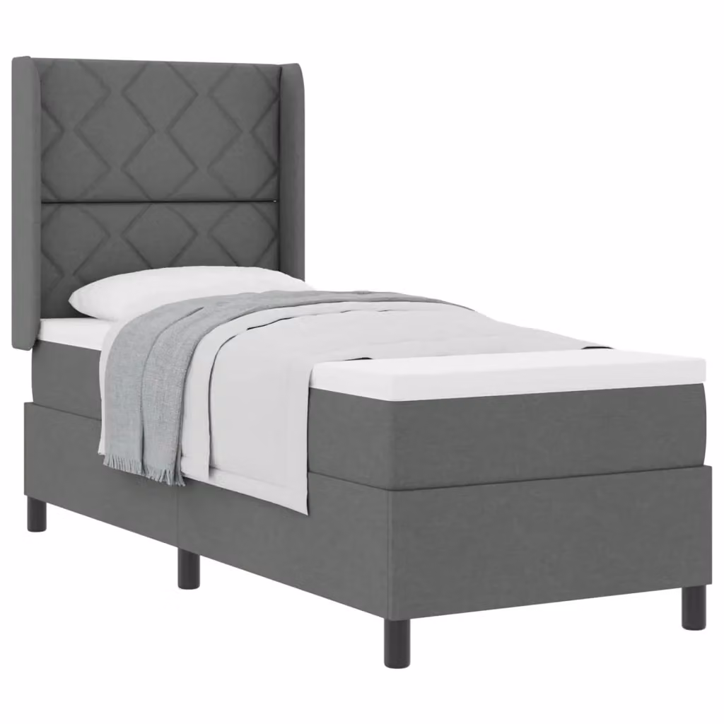 Letto ibrido con materasso vidaXL Grigio, L 80 x P 200 cm – 2