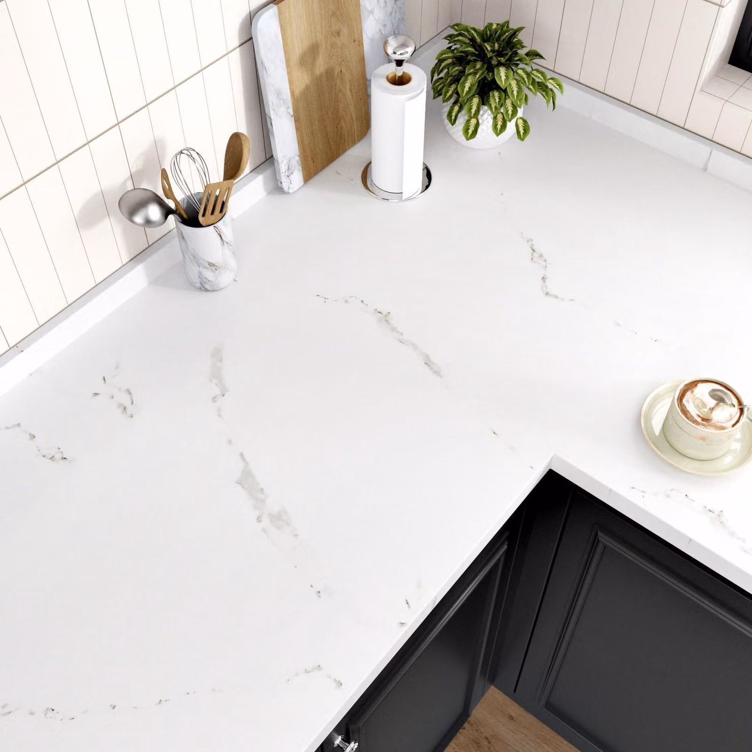 Carta da parati in vinile effetto marmo, ideale per la cucina e la decorazione delle pareti