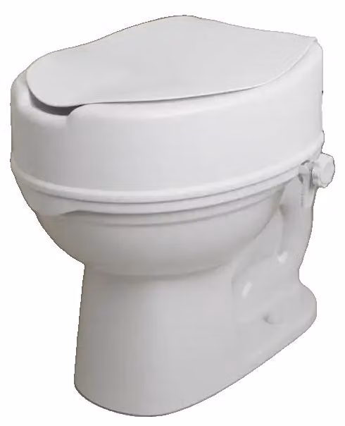Alza WC, capacità di carico 136 kg, adattabile a tutti i tipi di WC, colore: giallo, giallo