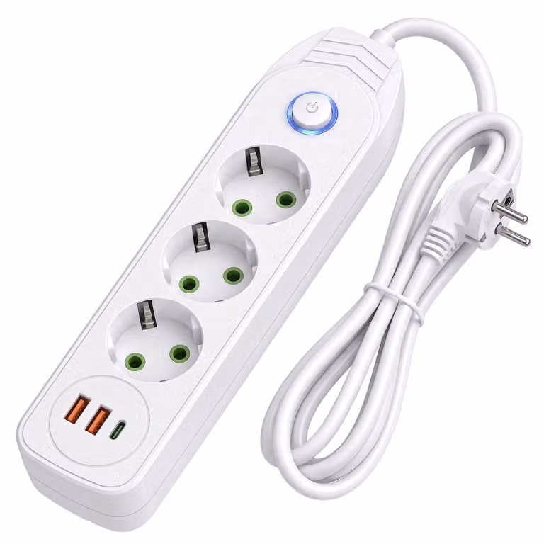 Multipresa Toolight Jnh024-3B White