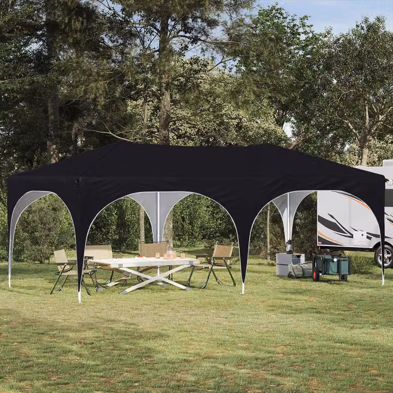 vidaXL Tenda per feste a pop-up Antracite L: 575 cm, P: 288 cm, H: 245 cm