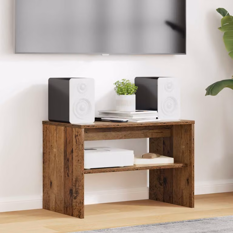 Mobile TV vidaXL moderno in legno marrone con scomparti multimediali L/P/H: 60 x 35 x 40 cm