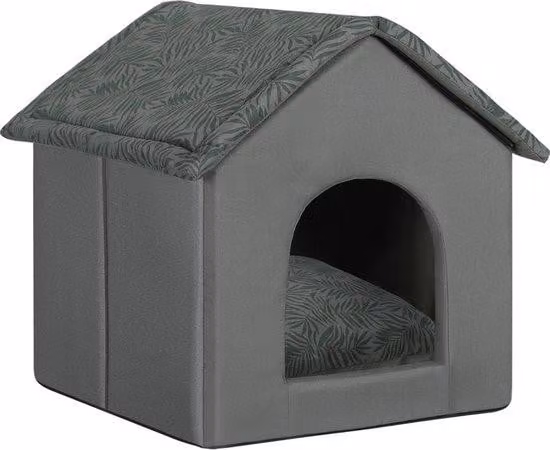 Cuccia riscaldata, grigio scuro, 40x42x44 cm, confortevole