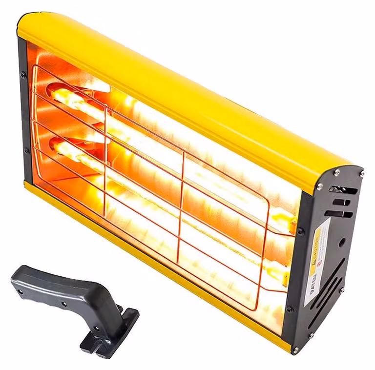 Lampada a infrarossi a onde corte, tecnologia a infrarossi, gestione efficiente del calore, 2000W