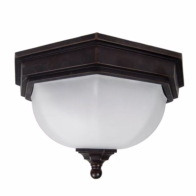 Plafond da esterno Bronzo antico E27 40W Fairford Garden Zone